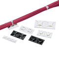 Panduit Cable Tie Mount, Hi Tmp. Adh., 1"x1" (25.4mm, ABM2S-AT-X0, PK 10 ABM2S-AT-X0